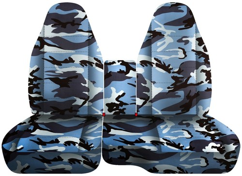 Front Set Car seat covers Fits GMC Sonoma 94-04 Truck 60/40 with Console Camo - Bild 13 von 19