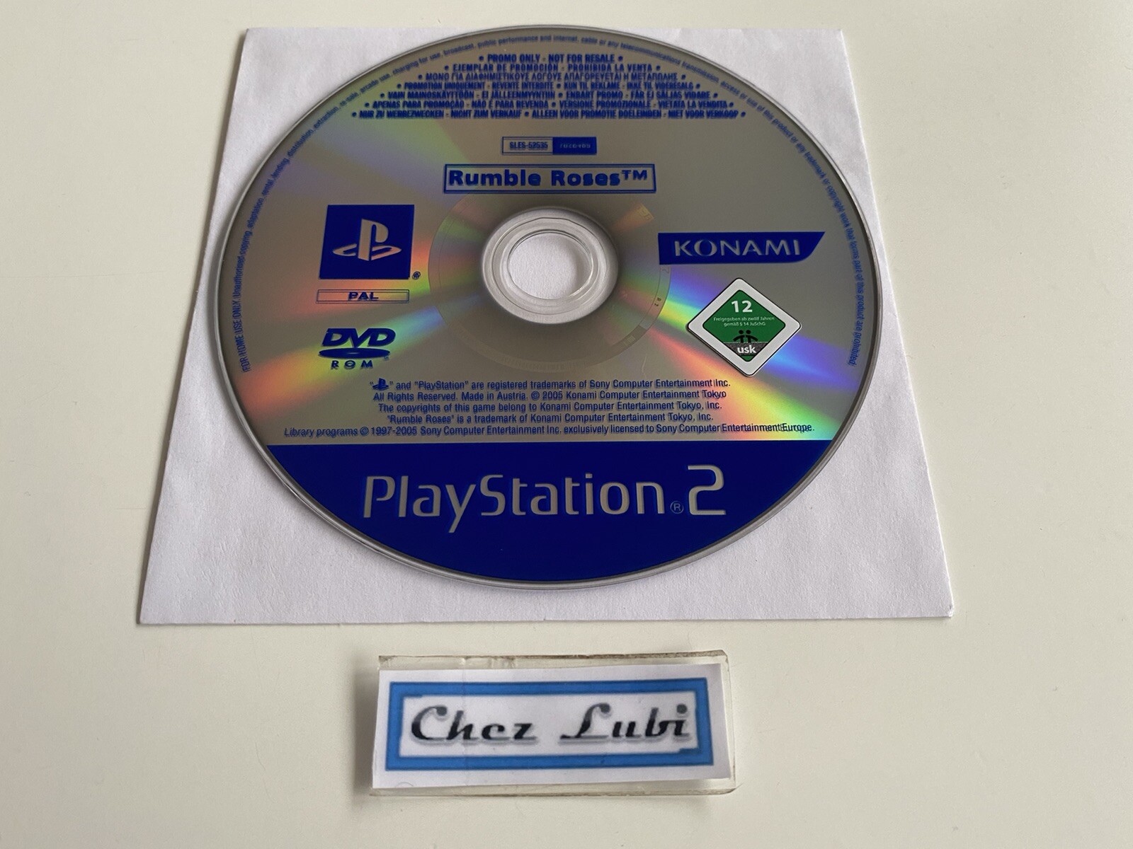 Rumble Roses - Promo Press - Sony PlayStation PS2 - PAL EUR