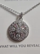 Bomb Party Necklace The Zest Of Love  Rose Quartz On Rhodium Rbp5716