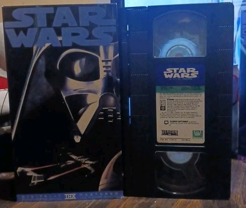 Vintage 1995 Star Wars Original Trilogy VHS 3-Tape Box Set - Picture 3 of 4
