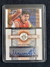 Darko Milicic    RC   Certified Signature  Autograph Auto Card