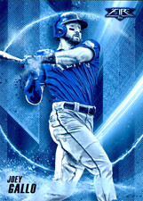 2018 Topps Fire Joey Gallo Power Producers Blue Chip #PP-1 - Texas Rangers