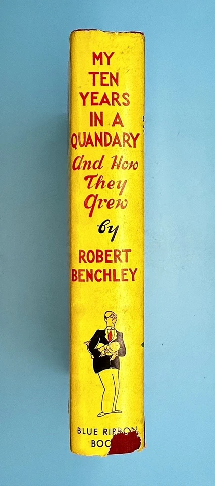 VINTAGE: My Ten Years in a Quandary and How They Grew 1940 Hardcover HCDJ Foto 2 de 4