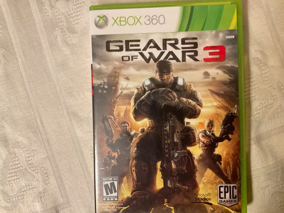 Xbox 360 Gears Of War 3 Video Game Used