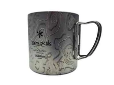 TAD SNOW PEAK TITANIUM 2 WALL FOLDING MUG Titanium TRIPLE AUGHT DESIGN