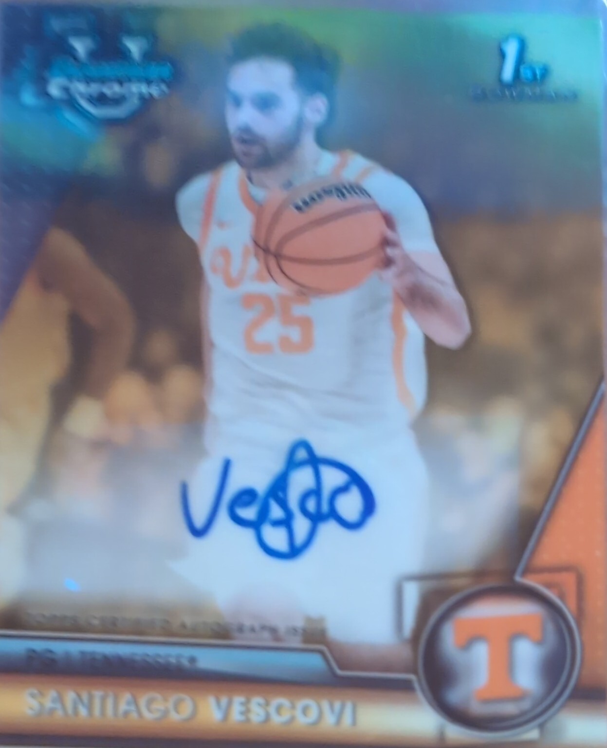 2023 Bowman Chrome U Autographs# BCPA-SV Santiago Vescovi Gold Refractor 10/50