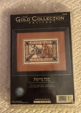 Dimensions Gold Collection Petites Cross Stitch Kit 6848 Equine Pair #6848