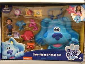 Blues Clues Take Along Friends Set Figures -Magenta, Thinking Chair