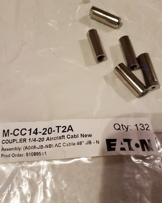 Lot Of 5 Cooper M Cc14 T2a Coupler Aircraft Cable Ebay