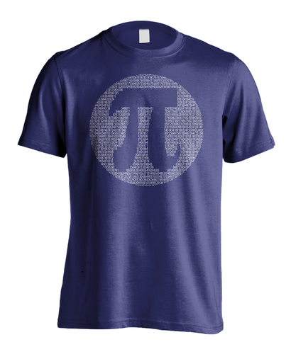 New Men's Pi Math Science T-Shirt Infinity Circle Sacred Geometry Graphic Tee - Picture 9 of 10