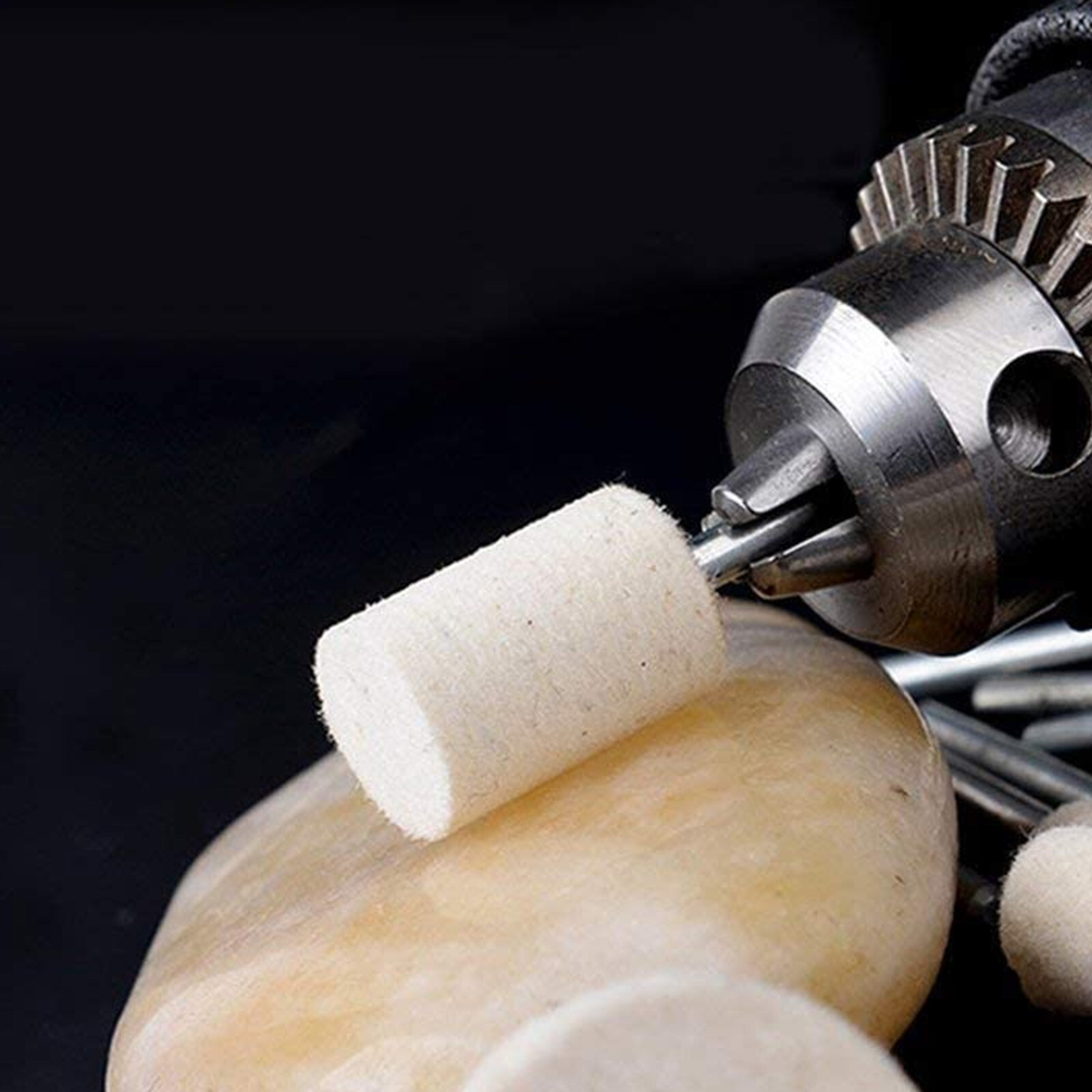 129PCS Felt Polishing Buffing Pads Wool Plastic Dremel Rotary Tool Kit