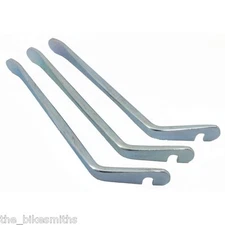 3-Pack Classic Rounded Kengine TL-02 UNBREAKABLE Steel Tire Levers Set Bike