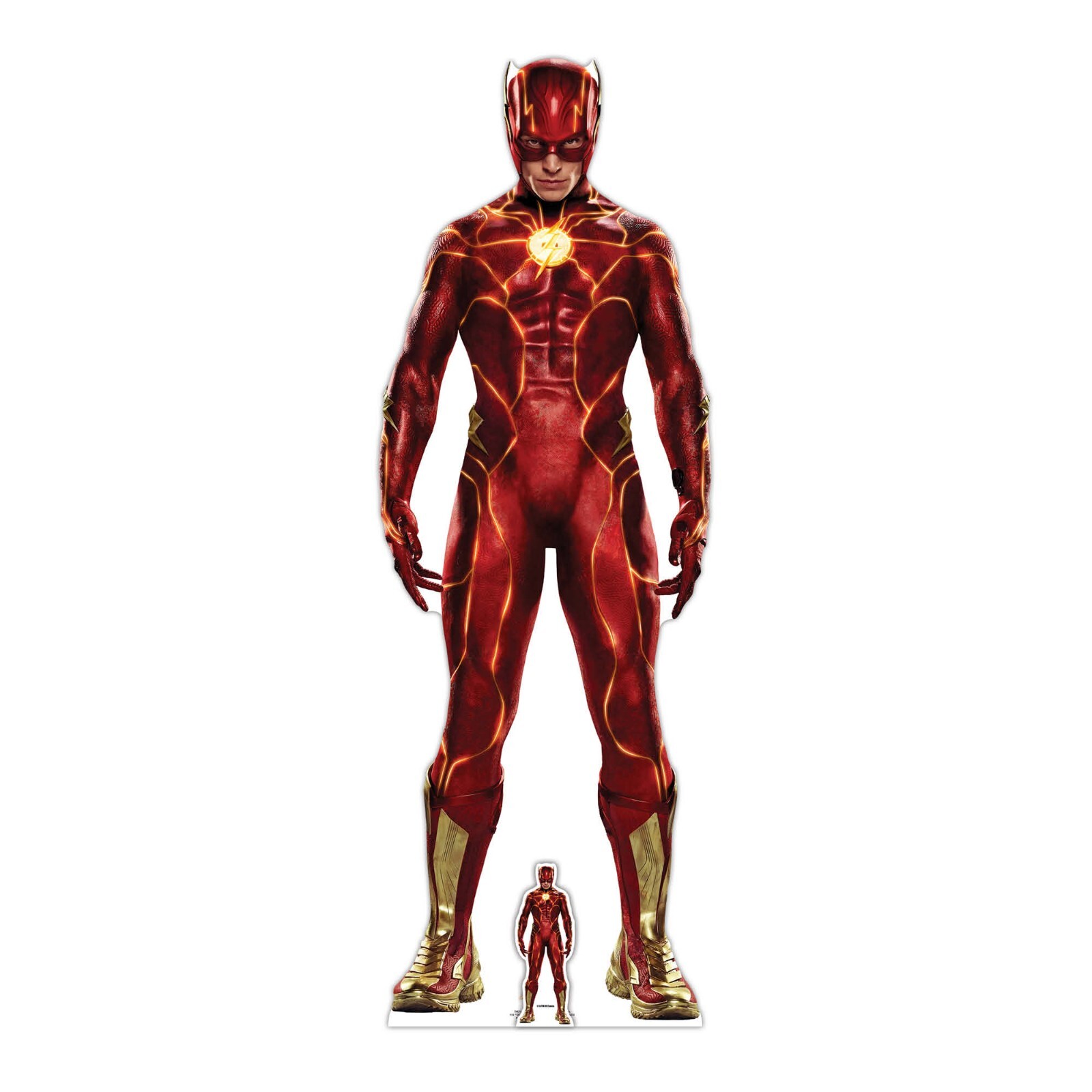 The Flash Ezra Miller Official Lifesize Cardboard Cutout with Free Mini Standee