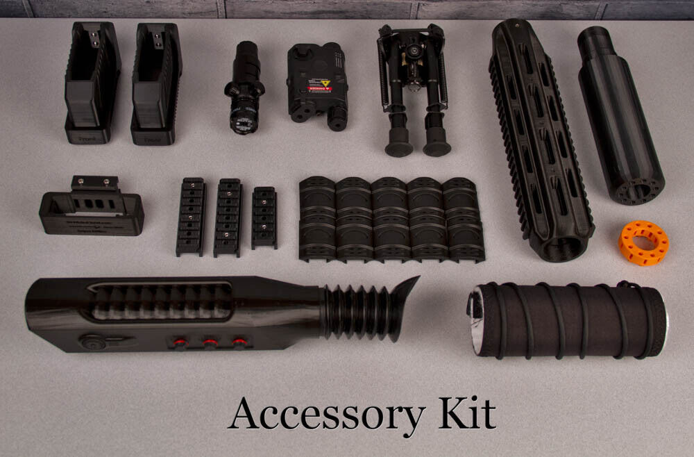 3DPS MRS-15A Modular Sniper Rifle - Accessory Kit for Nerf