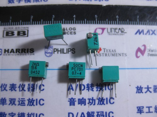 1X 1240X 2K 5% Trimmer Resistors Through Hole 2Kohms 1/4w 5% Y50532K00000J0L