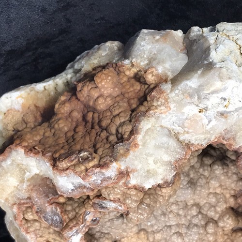 8-1/2” Geode Natural Red Orange Botryoidal Chalcedony Crystal Quartz Agate 7.3Lb - Picture 6 of 11