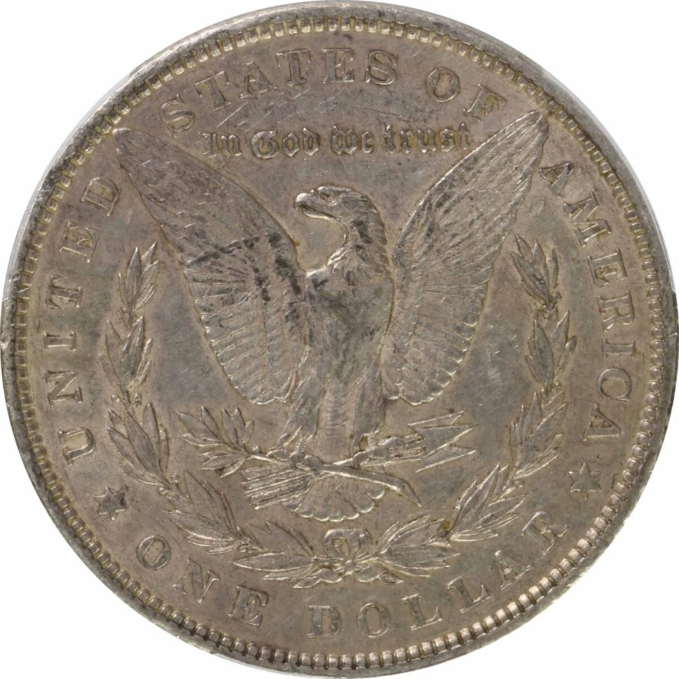 1893 Morgan Silver Dollar AU50 PCGS - Image 4 of 4