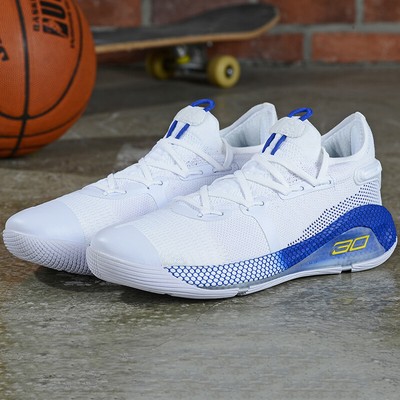 curry 6 white and blue