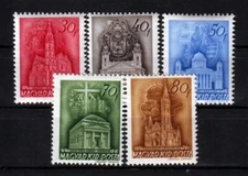 HUNGARY - 1943. Cathedrals - MNH
