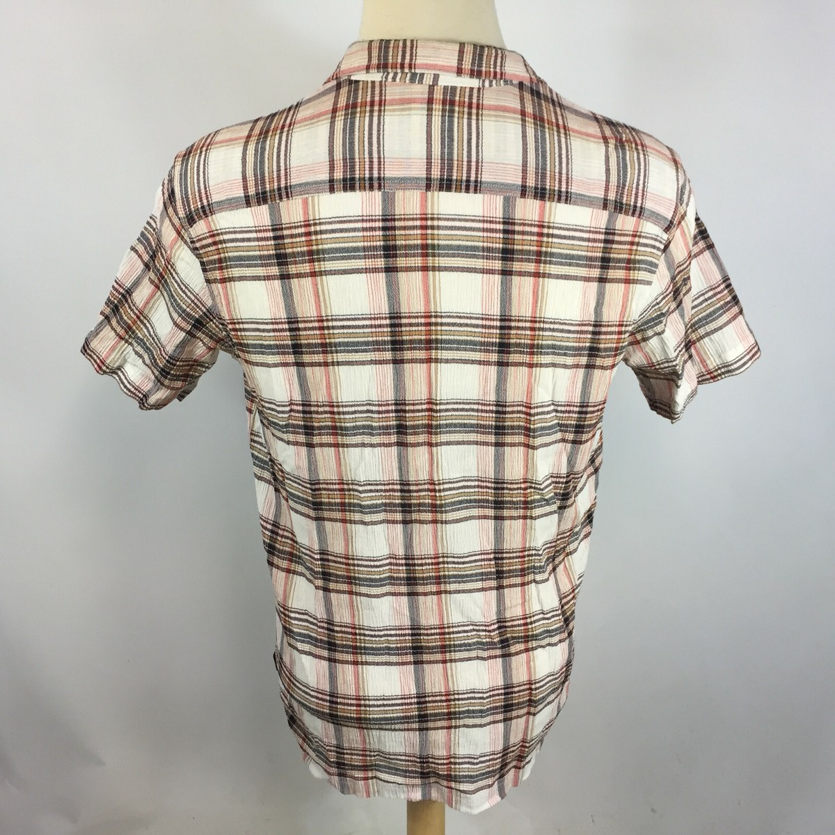 トップス 90s Patagonia Seersucker check shirt Vintage 90s Organic Cotton Seersucker Patagonia Shadow Plaid