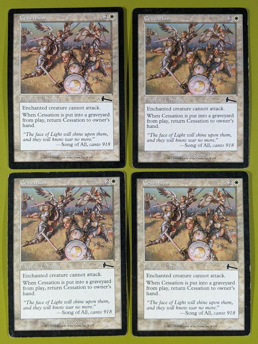 Cessation x4 Urza's Legacy 4x Playset Magic the Gathering MTG | eBay