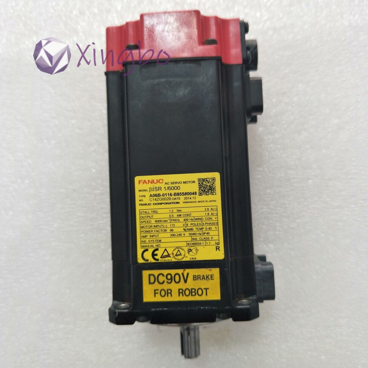 ファナックサーボモータA06b-0116-b855/0048　 新品未開封 ファナックサーボモータA06b-0116-b855/0048 新品未開封 1PCS