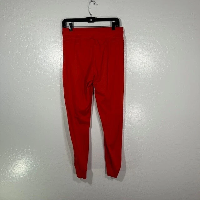 Calça jogger feminina Balance Athletica Vitality grande vermelha laranja elástica academia - Imagem 3 de 4