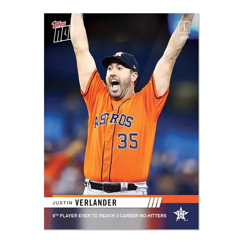 2019 Topps Now 778 Justin Verlander