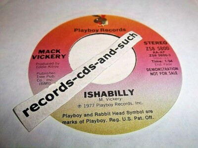 MACK VICKERY-ISHABILLY-PLAYBOY ZS8-5800-STEREO/MONO NM PROMO