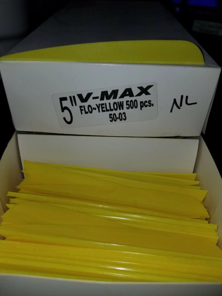 V-Max 5» лопатки 150 упаковка стрелы оперения 9 цвет выбор желтый, оранжевый, фиолетовый, - Изображение 2 из 4