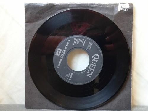 Queen: It's A Hard Life 1984 EX 7" Large jukebox hole - Imagen 2 de 3