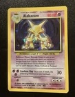 Pokémon Alakazam Holo Rare Base Set 1/102 WOTC Vintage 1999