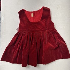 Velvet Dress Child  s VTG Celeste New York Burgundy No Size See Photos Doll