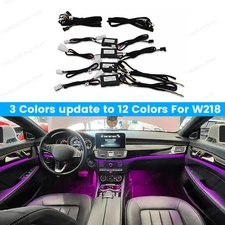 For Mercedes Benz W218 CLS Upgrade 12 Color LED Ambient Light Interior Trim Kit
