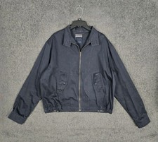 Vintage Valentino Jacket Men's XL Bomber Cropped Boxy Fit Full Zip 90s Designer
