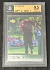 2001 Upper Deck TIGER WOODS #1 BGS 9.5 TRUE GEM MINT + RC ROOKIE CARD ICONIC