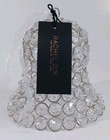 Rachel Zoe Faux Rhinestone Christmas Bell Ornament, 5.5" X 5.5", New 