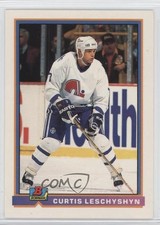 1991-92 Bowman Curtis Leschyshyn #142 0a4