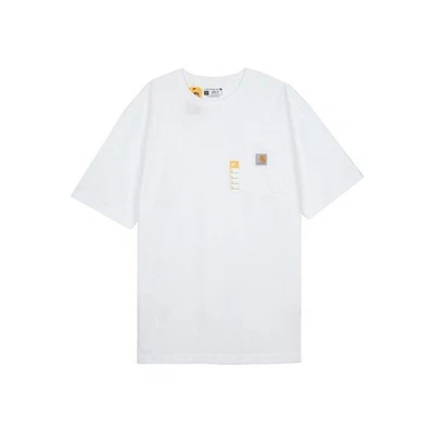 Carhartt Heavyweight Regular Fit Loose Pocket T-Shirt White 157344613 [P] - Photo 1/4