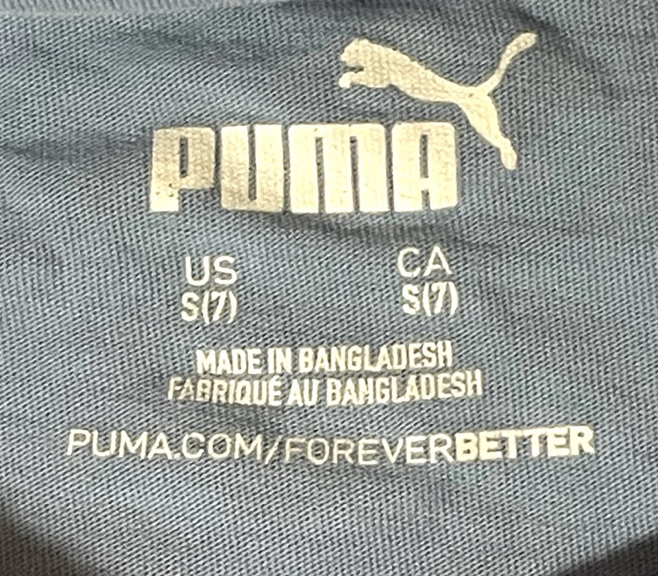 Lote Ropa Atlética Puma Niñas Camiseta Azul Rosa Chaqueta Negro Pantalones Cortos Talla 7 Foto 4 de 4