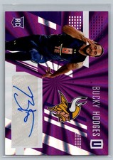 2017 Panini Unparalleled #212 Bucky Hodges Class of 2017 Rookie Auto Purple #/99