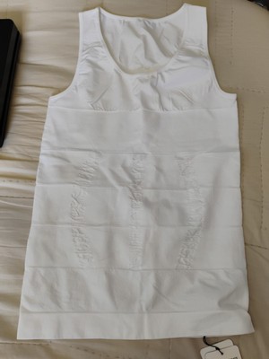 Odoland Mens Body Shaper Vest Size M