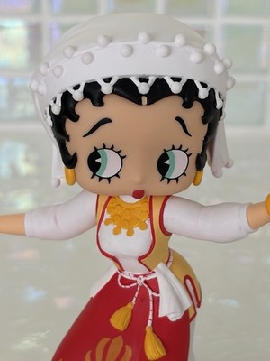 Betty Boop Hachette Danse #49 Sirtaki White Red Yellow Dress Dance Figurine 5 