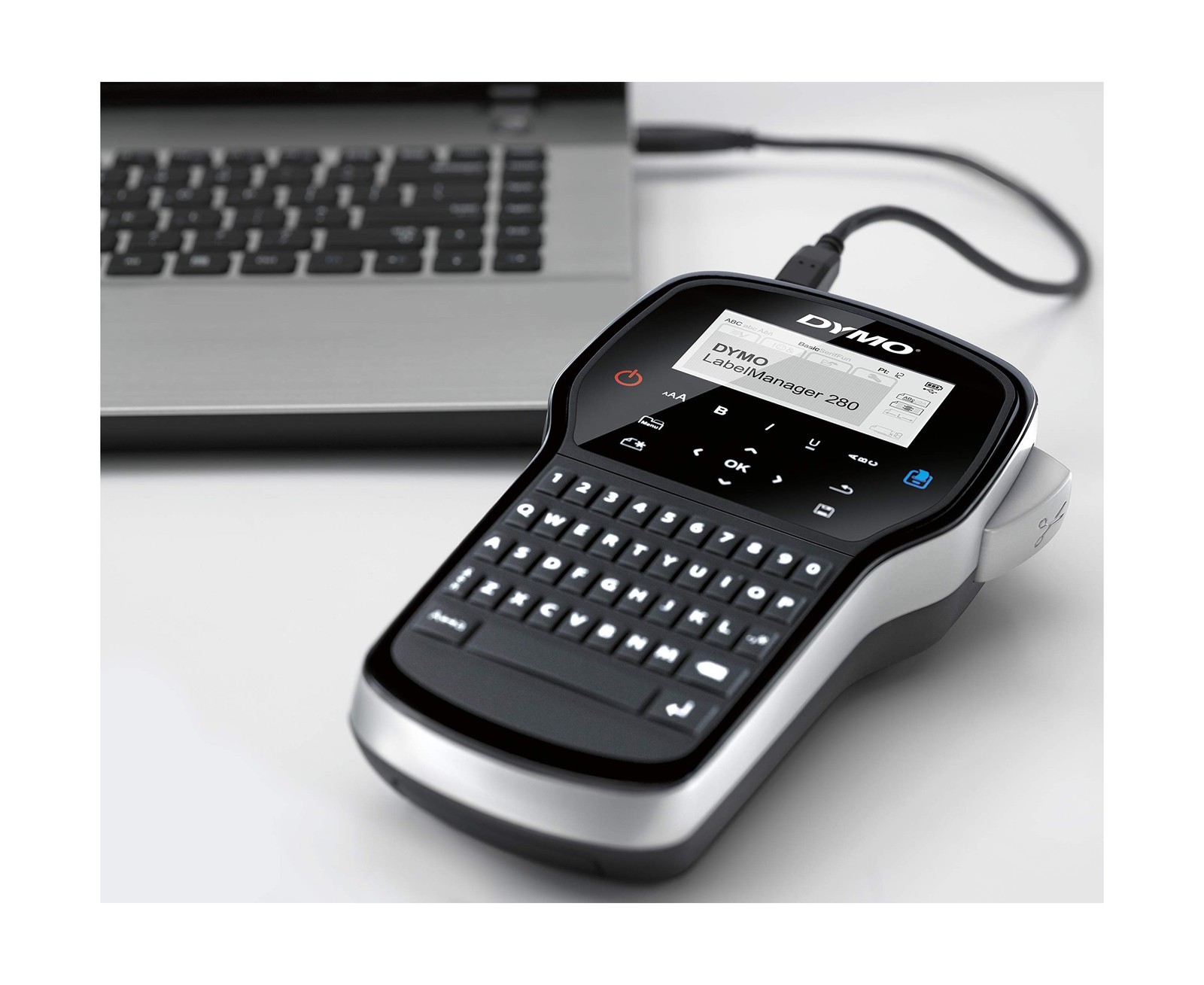 DYMO Label Maker LabelManager 280 Rechargeable Portable Label Maker Easy-to-U...