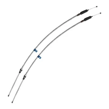 1958-64 Chevrolet Impala Rear Parking Brake Emergency Cable Pair OE Steel