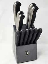 J.A. Henckels Everedge Plus Cutlery Wood Block 12-Pc. Kitchen Knives Set