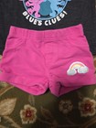 Girls Sz 2 Bless Clues Graphic Tshirt With Pink Rainbow Shorts — photo 4
