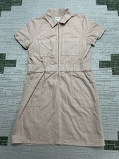 J.Crew Shirt Dress Womens 6 Pink Cotton Blend Blouson * 