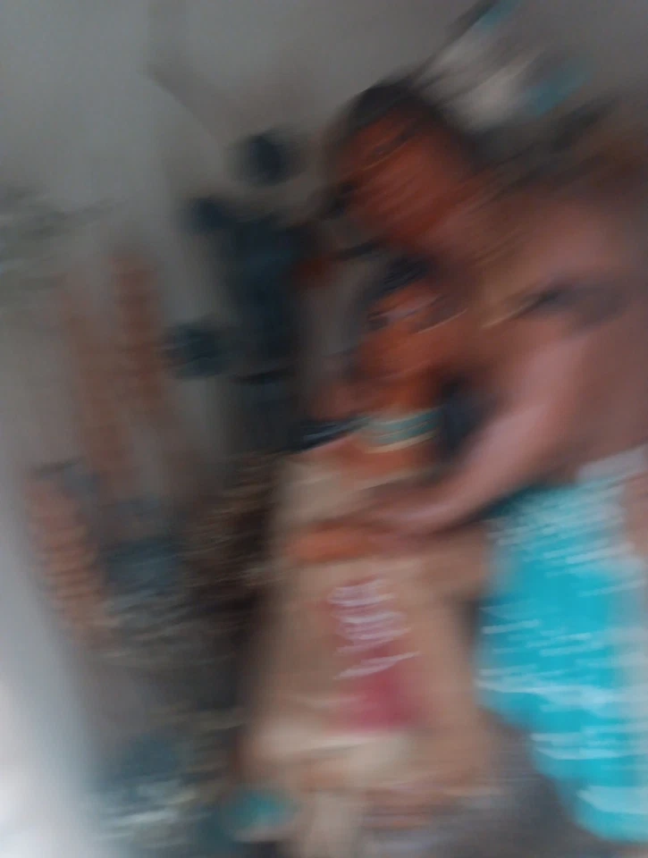 Vative Lamp With Native Statue In Lamp 17in Tall 7 In Wide - Image 3 of 4