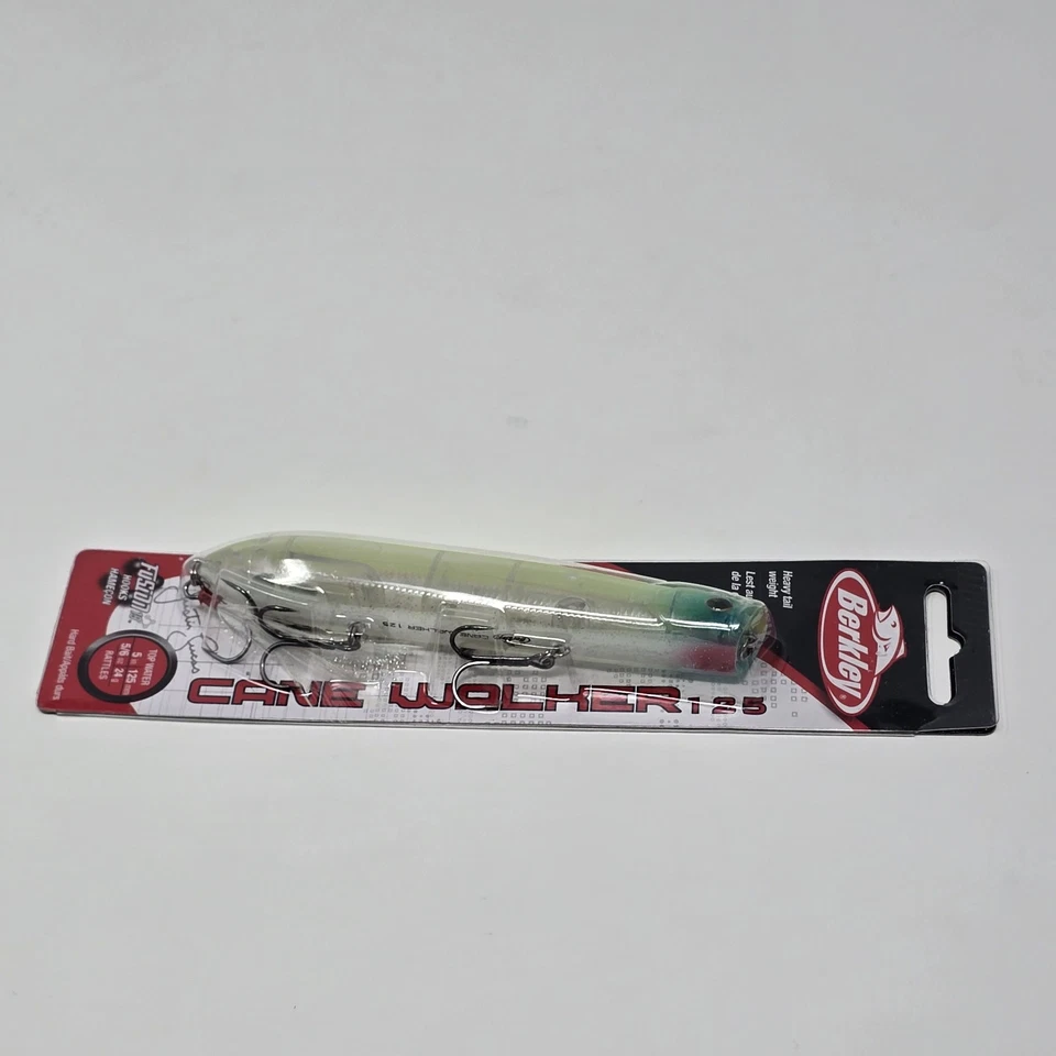 Berkley Cane Walker 125-5/6 盎司。 5英寸摇铃 CJ Shad Color-te Topwater Lure — 第 3/3 张图片
